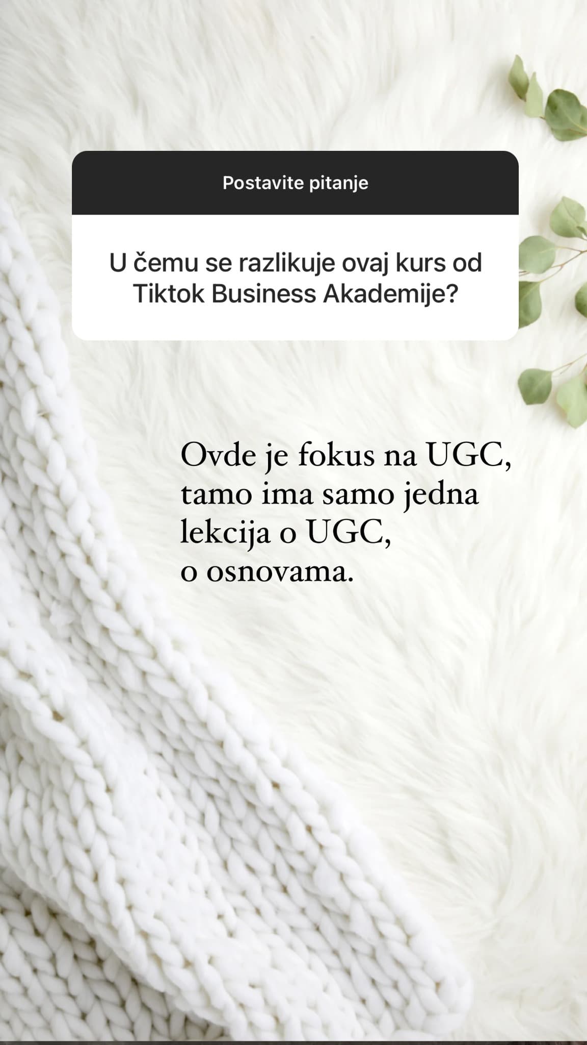 UGCkurs 15