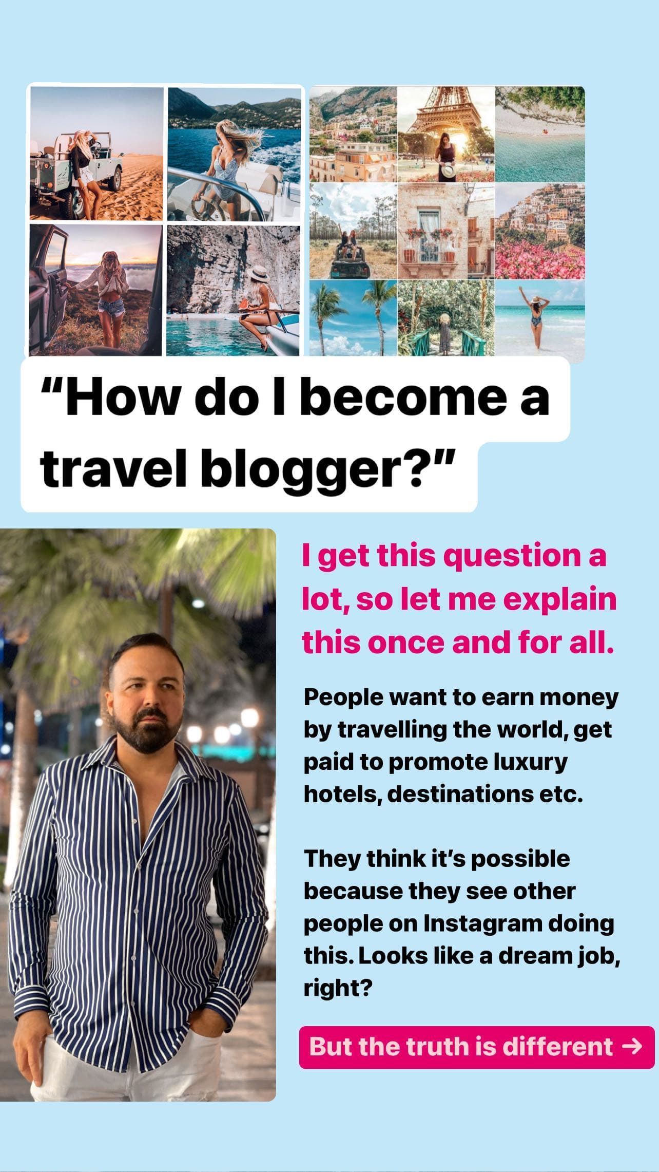 Travel Blogging Myth